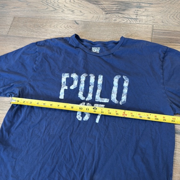 Vintage POLO Ralph Lauren Men's Size XL Blue Tee-Shirt 100% Cotton - Picture 3 of 8